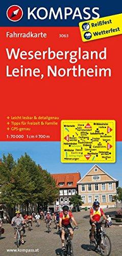 Weserbergland - Leine - Northeim: Fahrradkarte. GPS-genau. 1:70000 (KOMPASS-Fahrradkarten Deutschland, Band 3063)