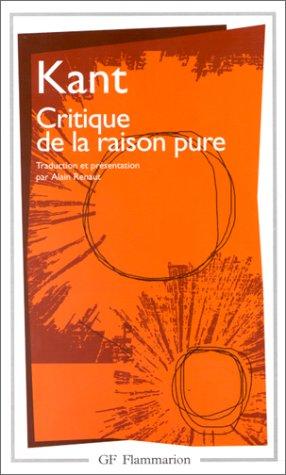 Critique de la raison pure (Garnier Flammarion Philosophie)