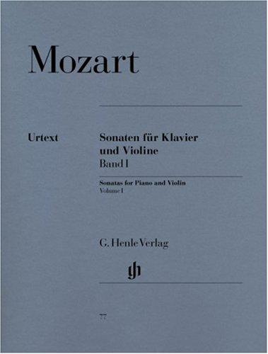 Sonaten für Klavier und Violine, Band I