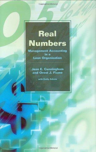 Real Numbers: Management Accounting in a Lean Organization