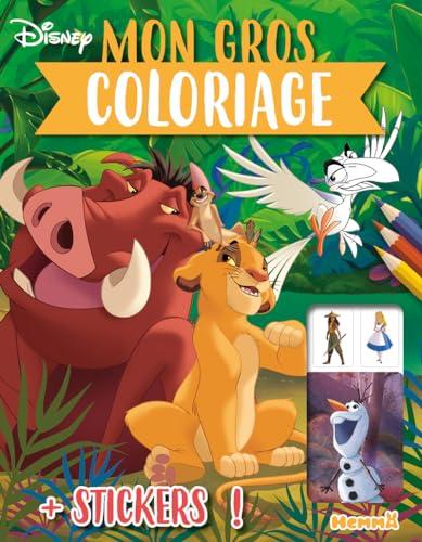 Disney : Mon gros coloriage + stickers ! (Simba, Pumbaa et Zazu)