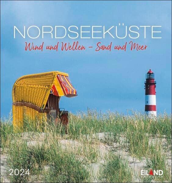 Nordseeküste Postkartenkalender 2024: Wind und Wellen - Sand und Meer