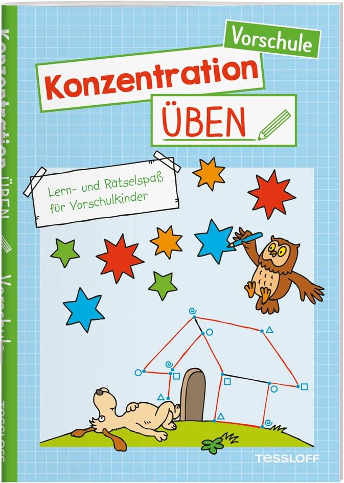 Konzentration üben. Vorschule: Lern- und Rätselspaß für Vorschulkinder