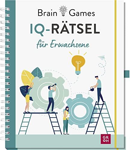 Brain Games - IQ-Rätsel für Erwachsene: Hochwertig gestaltetes Rätselbuch mit über 180 kniffligen Intelligenztests und praktischer Stiftlasche