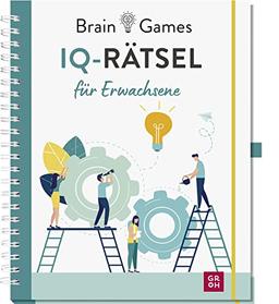 Brain Games - IQ-Rätsel für Erwachsene: Hochwertig gestaltetes Rätselbuch mit über 180 kniffligen Intelligenztests und praktischer Stiftlasche