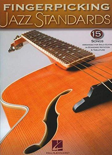 Fingerpicking Jazz Standards Jazz Guitar Chord Melody Solos Gtr BK