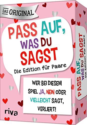 Pass auf, was du sagst – Die Edition für Paare: Wer bei diesem Spiel »Ja«, »Nein« oder »Vielleicht« sagt, verliert! | Das Original. Das perfekte Geschenk für Valentinstag, Hochzeit