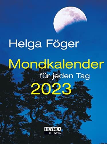 Mondkalender für jeden Tag 2023: Besonders ausführlich - Für alle, die es genau wissen wollen - klein und kompakt - Taschenkalender 10,5 x 14,0 cm