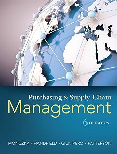 Purchasing and Supply Chain Management