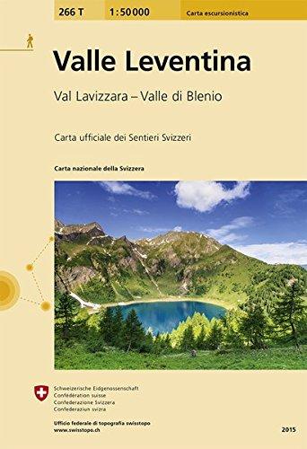 266T Valle Leventina Wanderkarte: Val Lavizzara - Valle di Blenio (Wanderkarten 1:50 000)