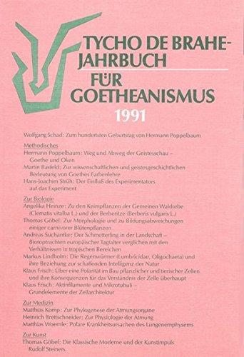 Tycho de Brahe-Jahrbuch für Goetheanismus / Tycho de Brahe-Jahrbuch für Goetheanismus: 1991