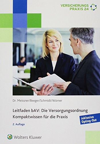 Leitfaden BAV - Die Versorgungsordnung