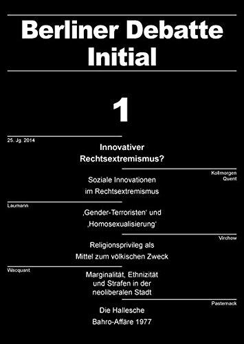 Innovativer Rechtsextremismus? (Berliner Debatte Initial)