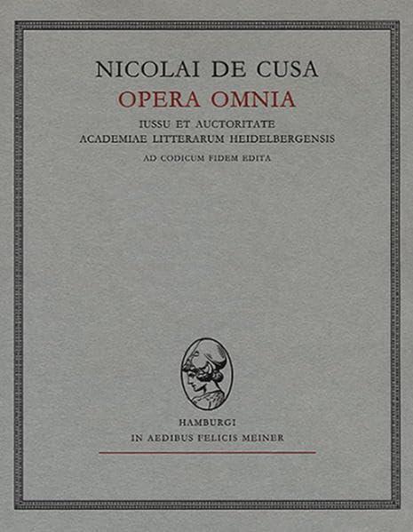 Sermones I (1430–1441) Fasciculus 3: Sermones XI-XXI. (Nicolai de Cusa Opera omnia)