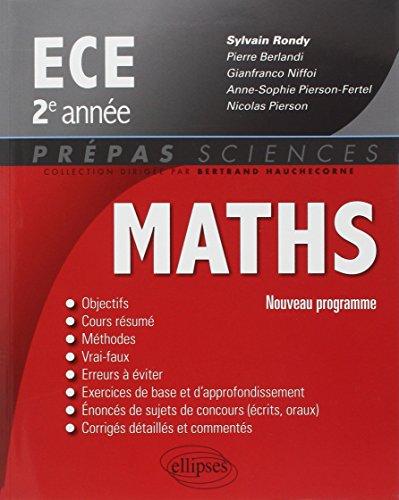 Mathématiques ECE : 2e année : nouveau programme