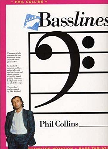 WISE PUBLICATIONS COLLINS PHIL - BASSLINES - BASS TAB Noten Pop, Rock, .... Bass Tab