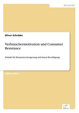 Verbrauchermotivation und Consumer Resistance: Gründe für Konsumverweigerung und deren Bewältigung