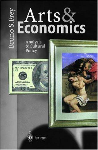 Arts & Economics: Analysis & Cultural Policy: Analysis and Cultural Policy