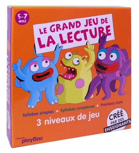 Le grand jeu de la lecture, 5-7 ans : créé par des enseignants : syllabes simples, syllabes complexes, premiers mots