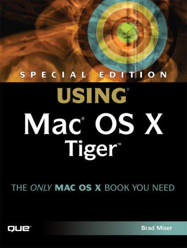 SPECIAL /E USING MAC OS X TIGE (SPECIAL EDITION USING)