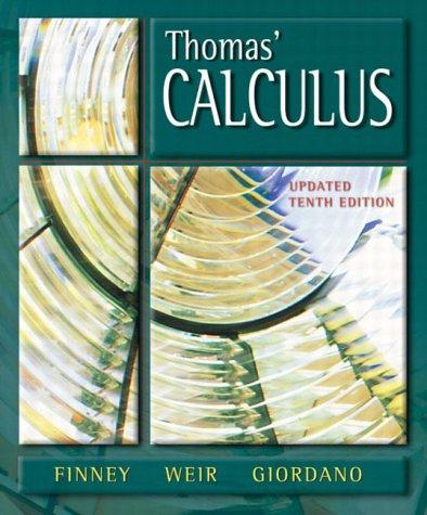 Thomas' Calculus Update Component: International Edition (Pie)