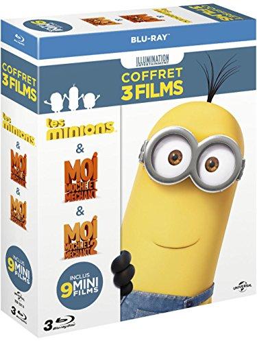 Coffret minions : les minions ; moi, moche et méchant 1 ; moi, moche et méchant 2 [Blu-ray] [FR Import]