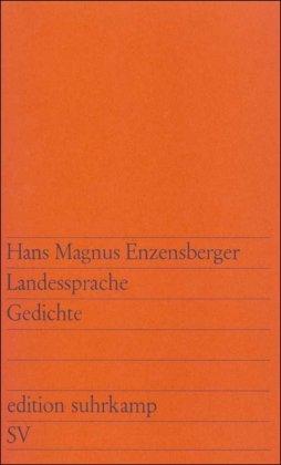 Landessprache: Gedichte (edition suhrkamp 304)