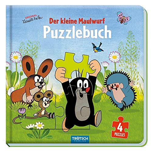 Trötsch Der kleine Maulwurf Puzzlebuch mit 4 Puzzle Maulwurf: Beschäftigungsbuch Entdeckerbuch Puzzlebuch