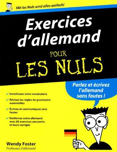 Exercices d'allemand pour les nuls