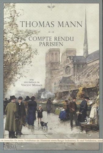 Compte-rendu parisien