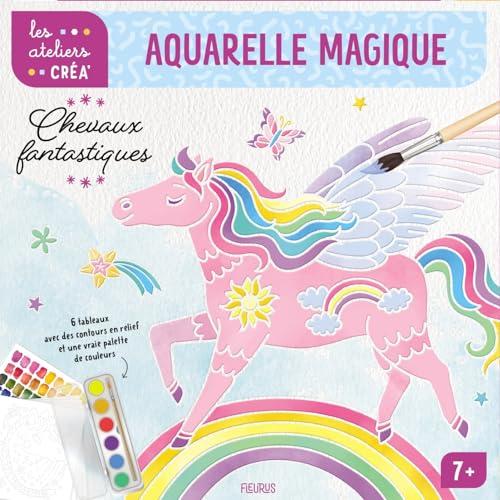 Chevaux fantastiques : aquarelle magique