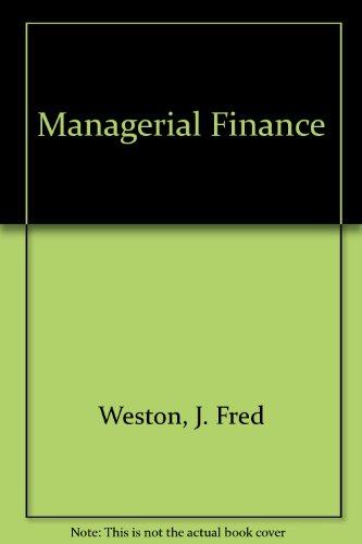 Managerial Finance