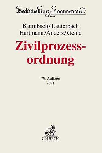 Zivilprozessordnung: mit GVG und anderen Nebengesetzen