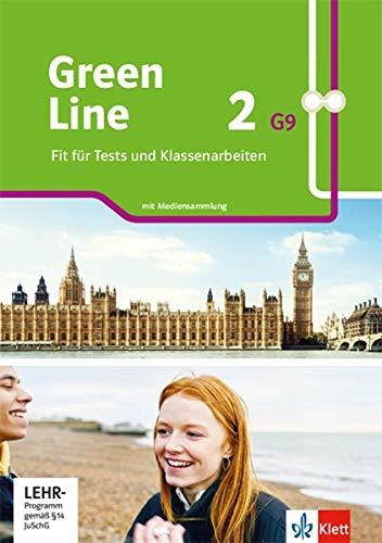 Green Line 2 G9: Fit für Tests und Klassenarbeiten. Arbeitsheft mit Lösungen und Mediensammlung Klasse 6 (Green Line G9. Ausgabe ab 2019)