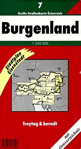 Austria Road Map: Burgenland 1:250, 000