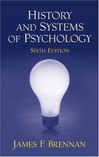 History and Systems of Psychology