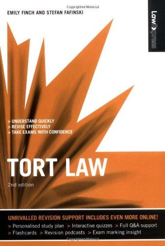 Tort Law (Law Express)