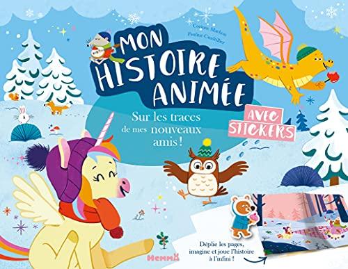 Sur les traces de mes nouveaux amis ! : avec stickers