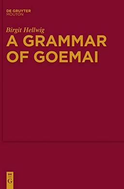 A Grammar of Goemai (Mouton Grammar Library [MGL], 51)