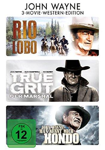 Rio Lobo / True Grit - Der Marshal / Man nennt mich Hondo [3 DVDs]