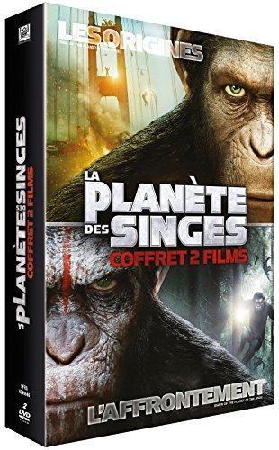 Coffret la planète des singes : les origines : l'affrontement [FR Import]