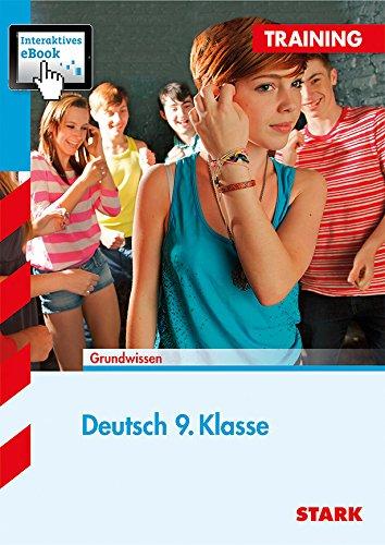 Training Deutsch Hauptschule/Mittelschule / Deutsch 9. Klasse mit ActiveBook: Grundwissen