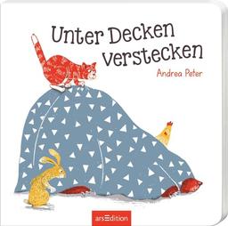 Unter Decken verstecken: Interaktiver Vorlesespaß | Ein lustiges Pappbilderbuch mit vielen witzigen Details zum Mitraten für Kinder ab 2 Jahren