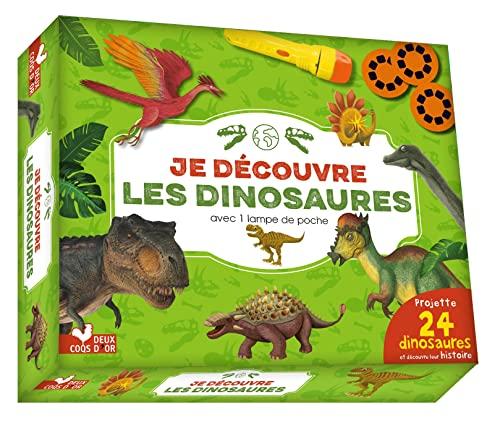 Je découvre les dinosaures avec 1 lampe de poche : projette 24 dinosaures et découvre leur histoire