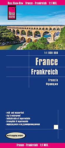 Reise Know-How Landkarte Frankreich / France (1:1.000.000): reiß- und wasserfest (world mapping project)