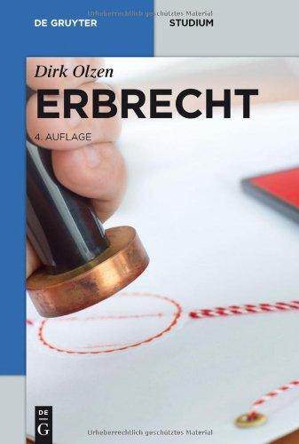 Erbrecht (de Gruyter Studium)