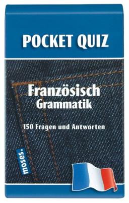 Französisch Pocket Quiz. Grammatik: 150 Fragen und Antworten auf Karten