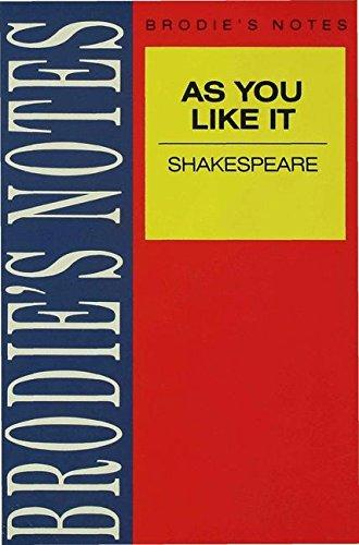 Shakespeare: As You Like It (Brodie's Notes)