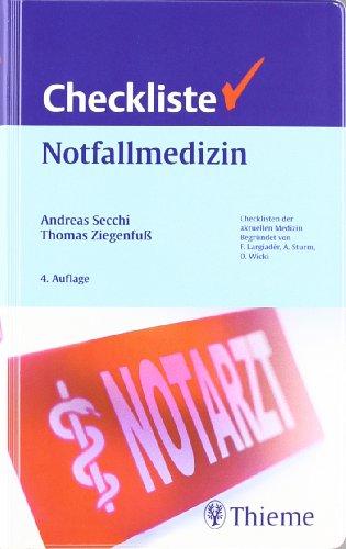 Checkliste Notfallmedizin