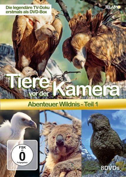 Tiere Vor der Kamera - Abenteuer Wildnis 1 [8 DVDs]